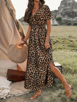 Lang Kjole med Leopardprint | Boheme & Stilfuld | Perfekt til Sommer