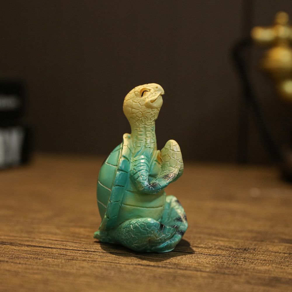 Yoga Skildpadde Statuer™ | Stilfulde Mini Boligindretninger