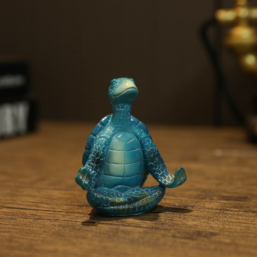 Yoga Skildpadde Statuer™ | Stilfulde Mini Boligindretninger