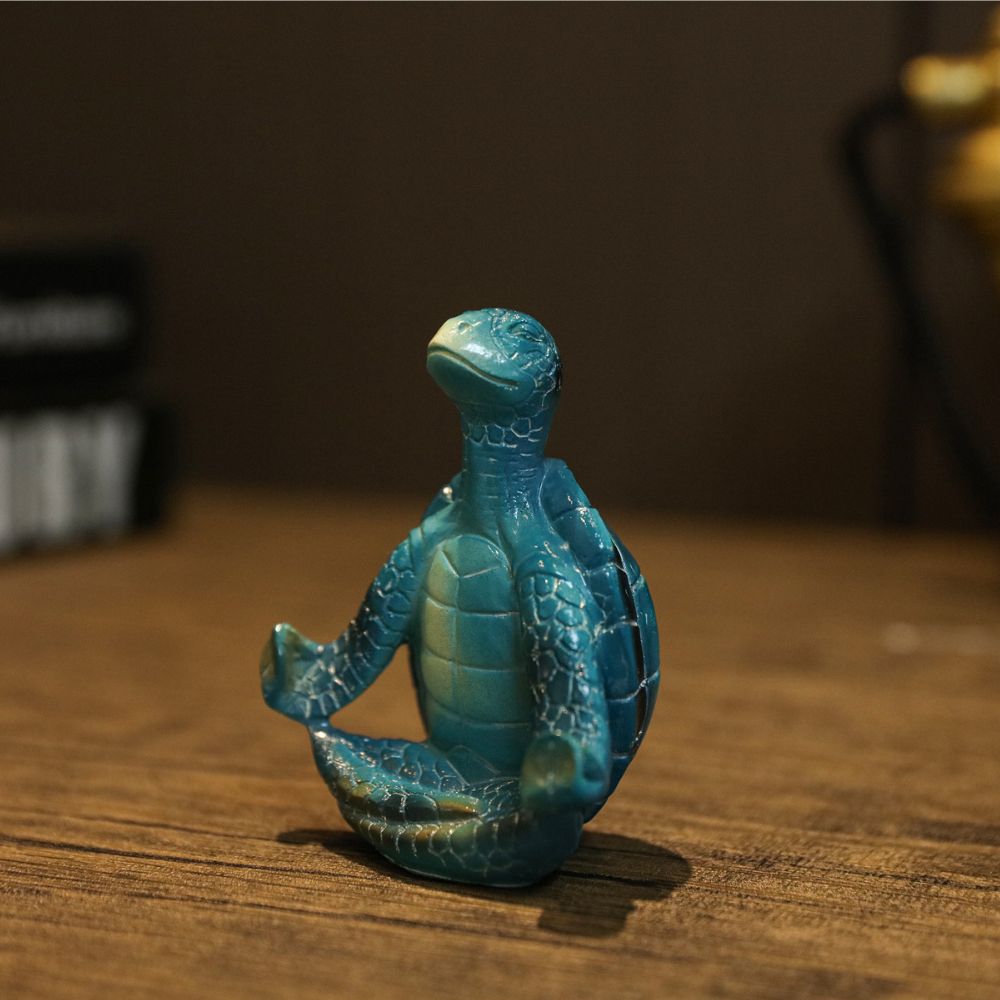 Yoga Skildpadde Statuer™ | Stilfulde Mini Boligindretninger