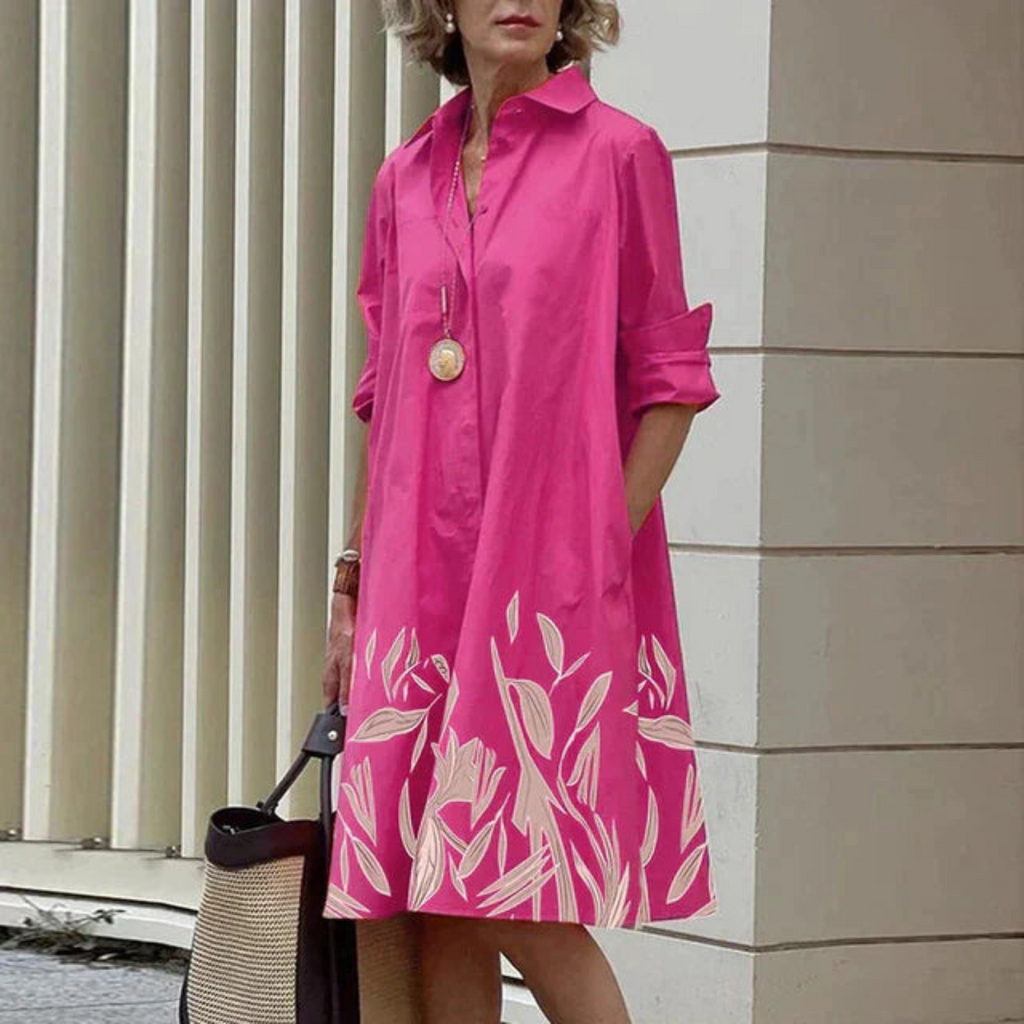 MODA Vintage Langærmet Kjole