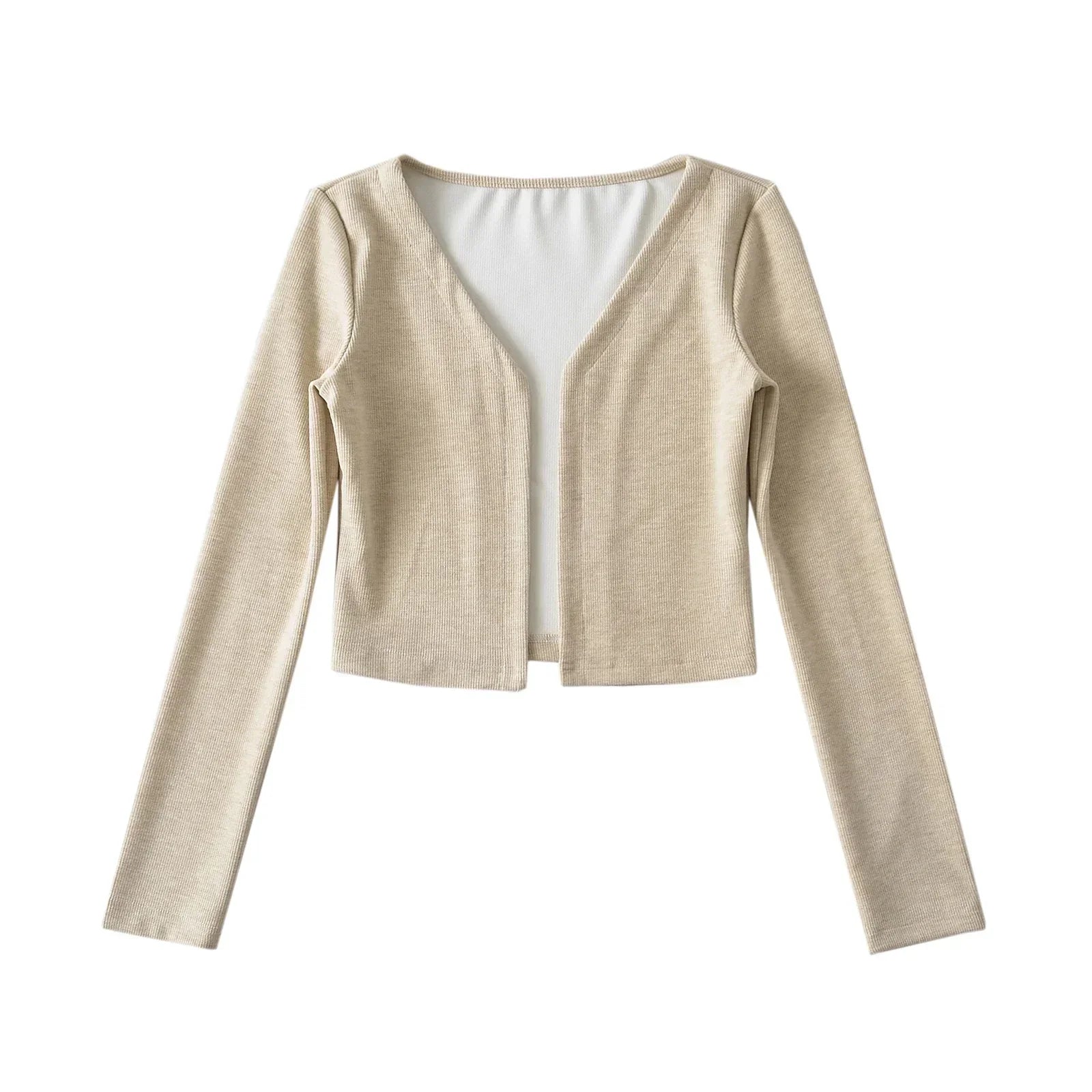 Isla - Moderigtig bustier top med matchende cardigan med knapper