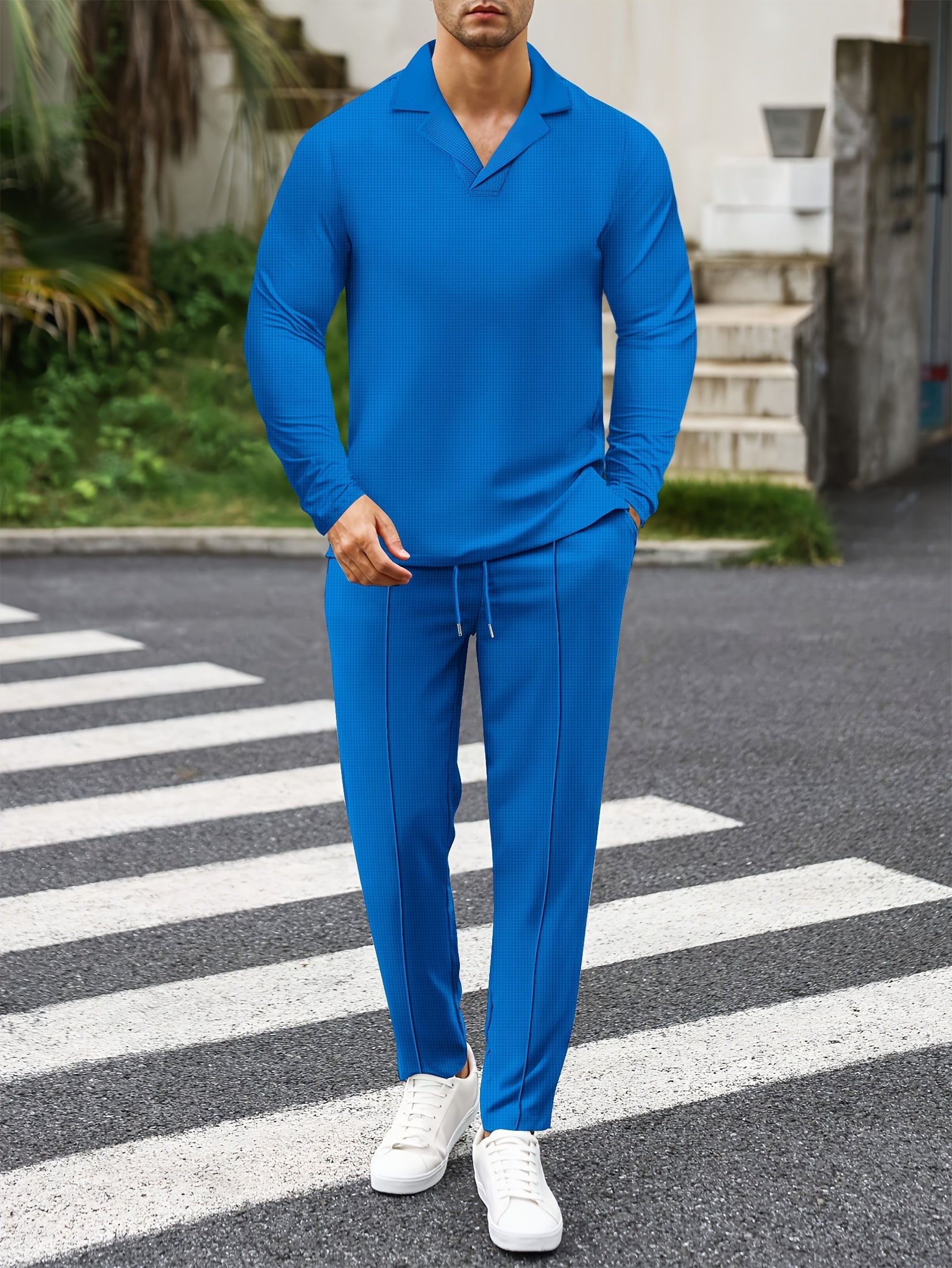 Casual Todelt Sæt | Komfortabelt og Let | Polyester