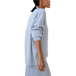 Skye - Soft Cashmere Oversized Sweater with Ribbed Detail