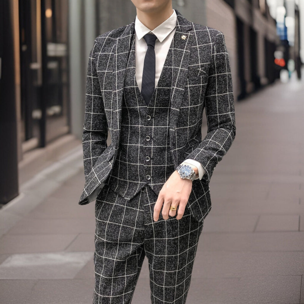 Deluxe Slim Fit 3-delt jakkesæt - Simon