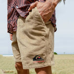 Carter - Teksturerede strikshorts med broderet logo