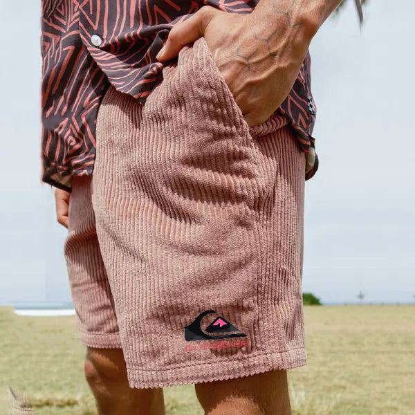 Carter - Teksturerede strikshorts med broderet logo