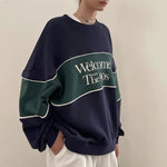 Maxine - retro sweatshirt med "Welcome the 80s"-skrift