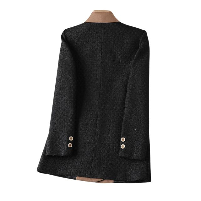 Veronica - Chic blazer med kontrasterende revers