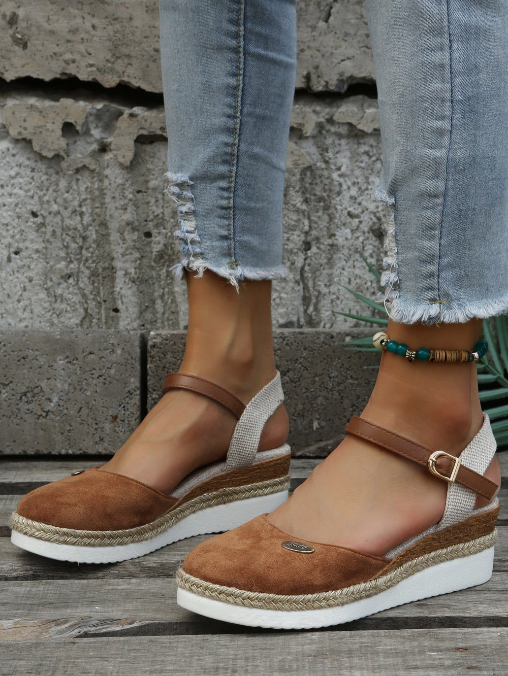 Windelle - Ortopædiske trendy brune espadriller