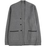 Oscar - Moderne Strikket Blazer med Kontrastdetaljer