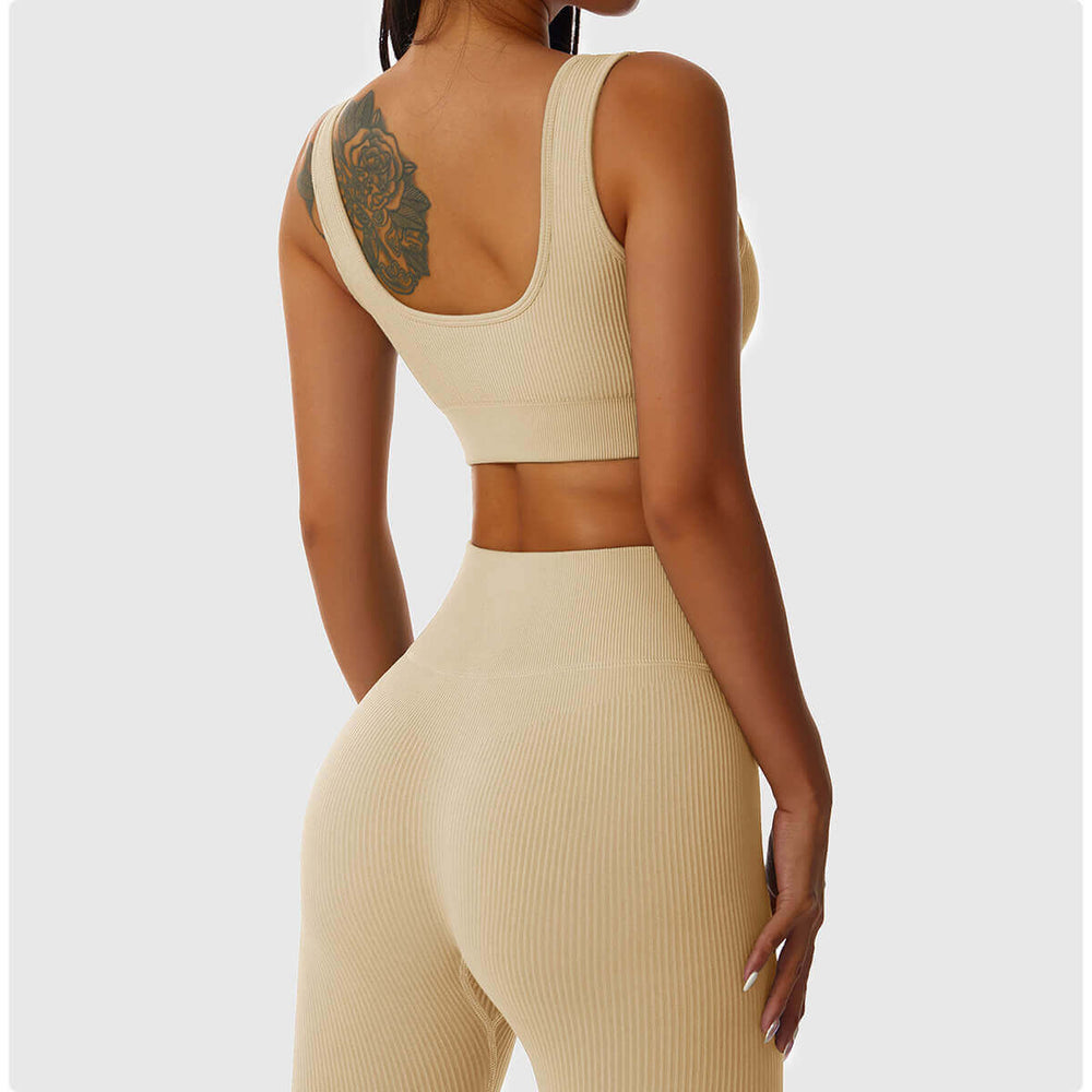 Sierra - Shaping Ribbet Workout Crop Top