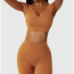 Sierra - Shaping Ribbet Workout Crop Top