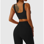 Sierra - Shaping Ribbet Workout Crop Top