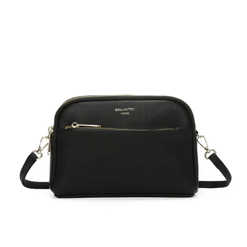 Devako | Kompakt PU Læder Crossbody Taske med Lynlås