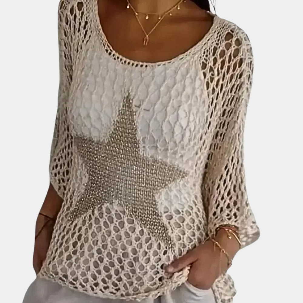 Vita - Elegant strikket sweater til kvinder