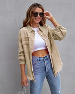 Daisy - Afslappet oversize denimjakke