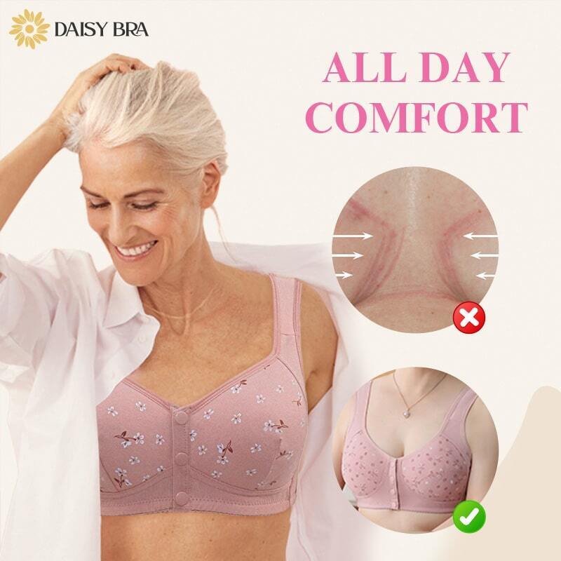 Daisybra - bh med knapper foran