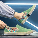 Nico - Slip-on espadriller med etnisk mønster