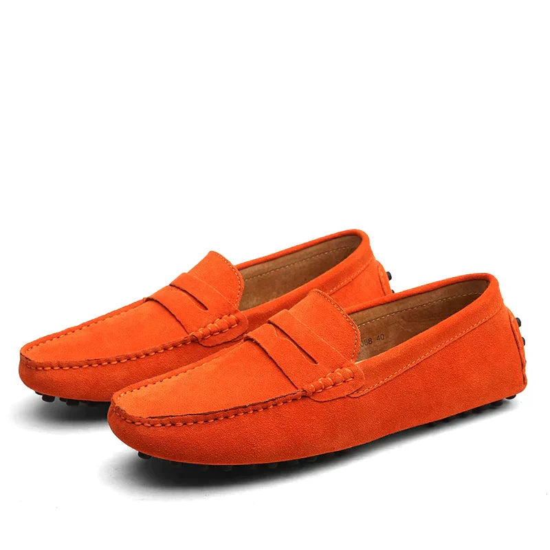 Vince - Loafers i ruskind i italiensk stil