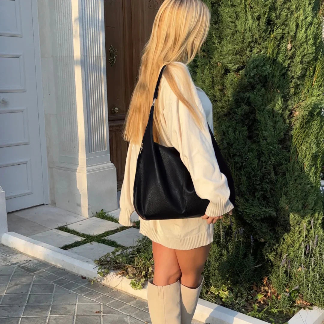 Kaia Vegan Leather Hobo Bag