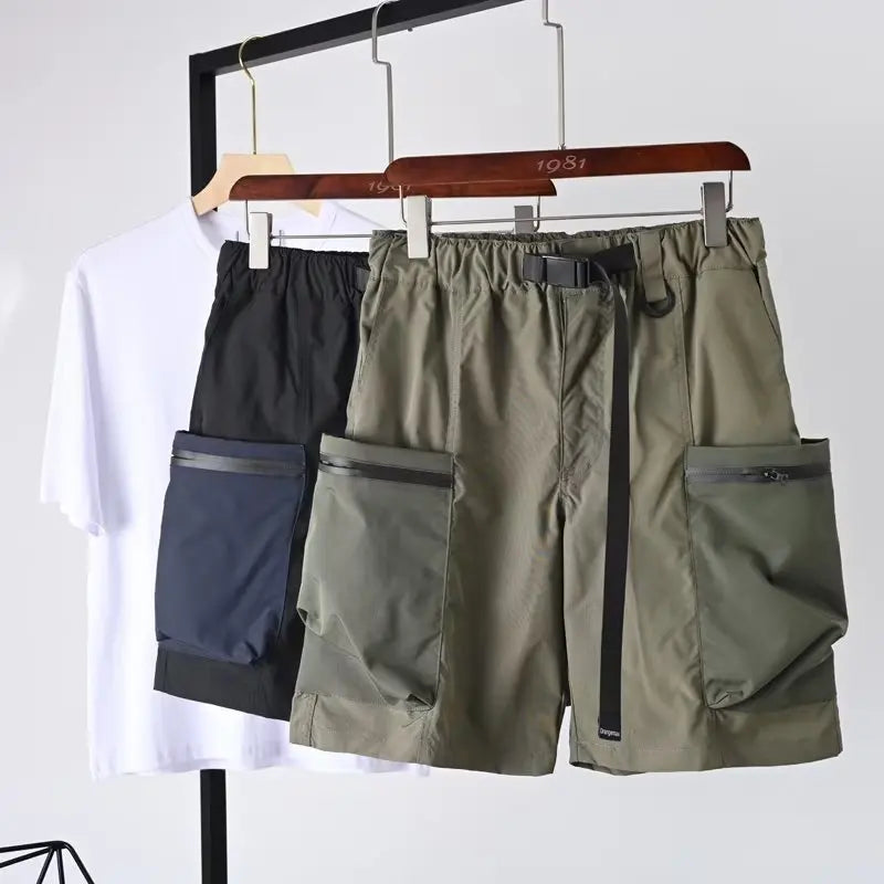 Dexter - Moderne utility shorts med lynlåslommer