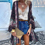 ZOEY - Plaid i boho-kimono-stil