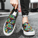 Giovanni - Farverige slip-on sneakers med tribal mønstre