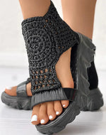 Abby - Flettet sandal