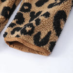 Jasmin - leopardprint cardigan med trykknapper