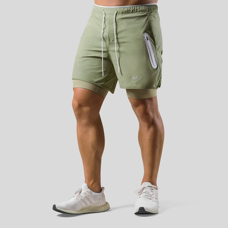 2-i-1 Sports Shorts - Klaus