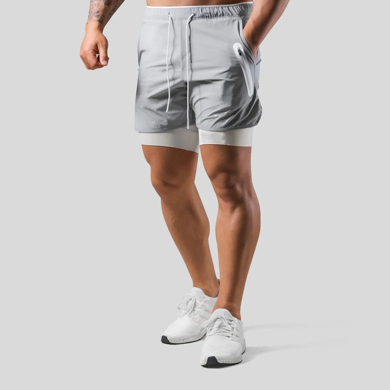 2-i-1 Sports Shorts - Klaus