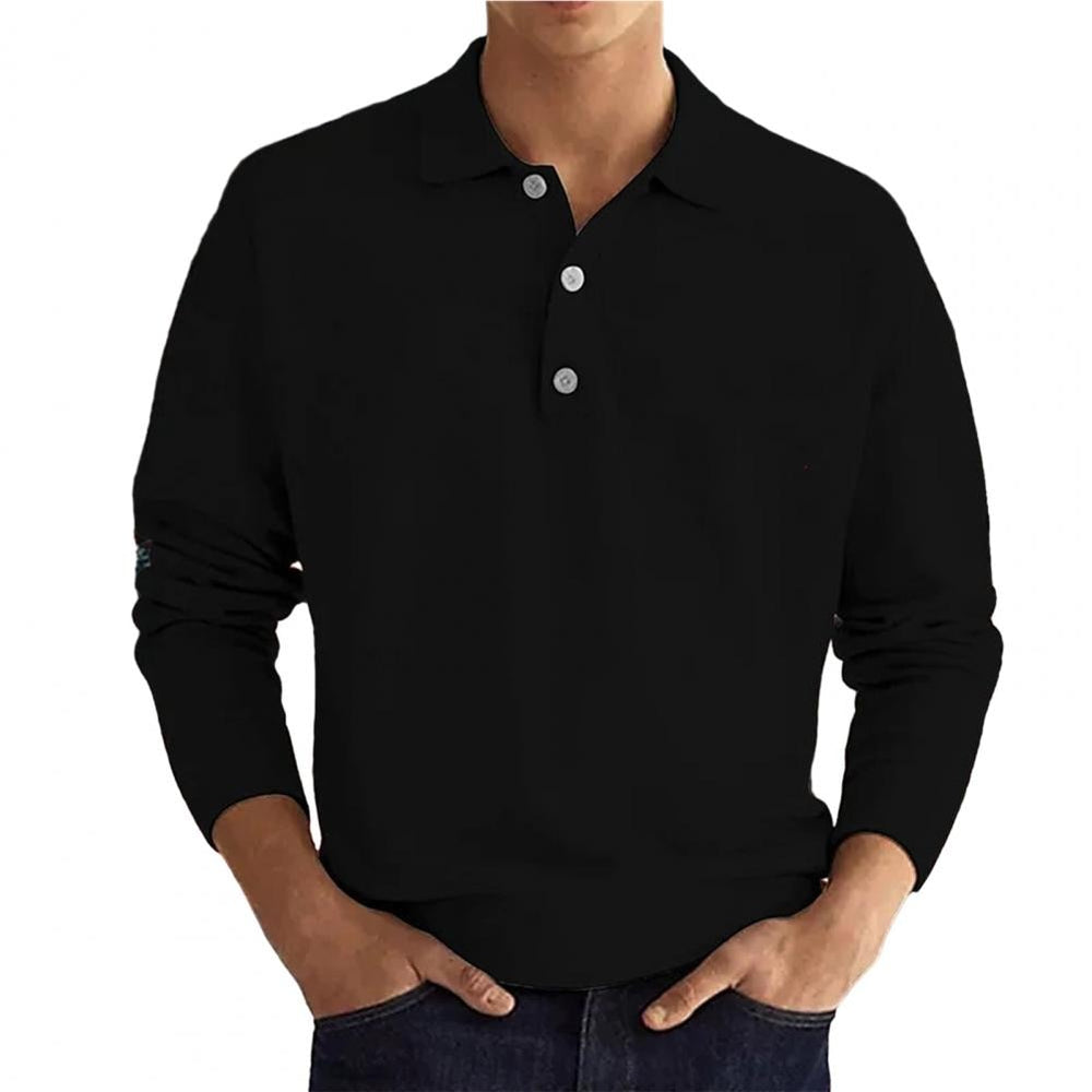 Elias - Smart casual Lange ærmer Poloshirt