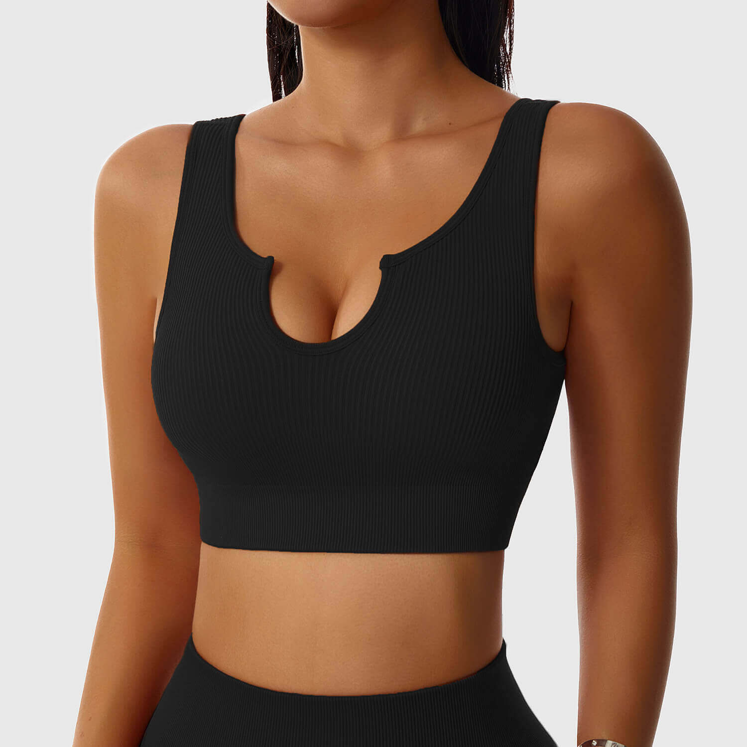 Sierra - Shaping Ribbet Workout Crop Top