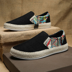 Nico - Slip-on espadriller med etnisk mønster