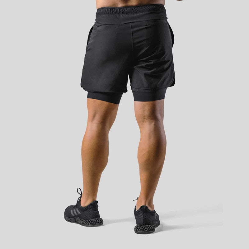 2-i-1 Sports Shorts - Klaus