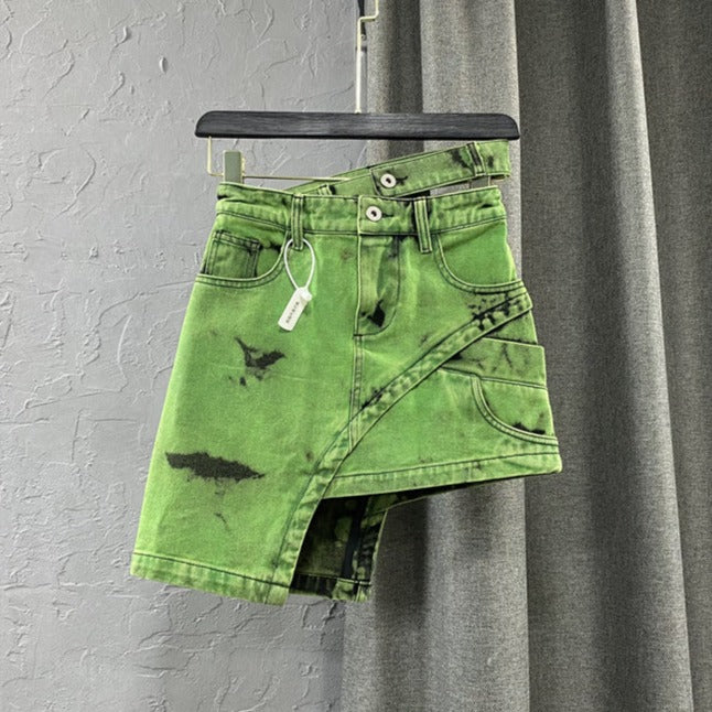 Zara - syrevaskede denimshorts