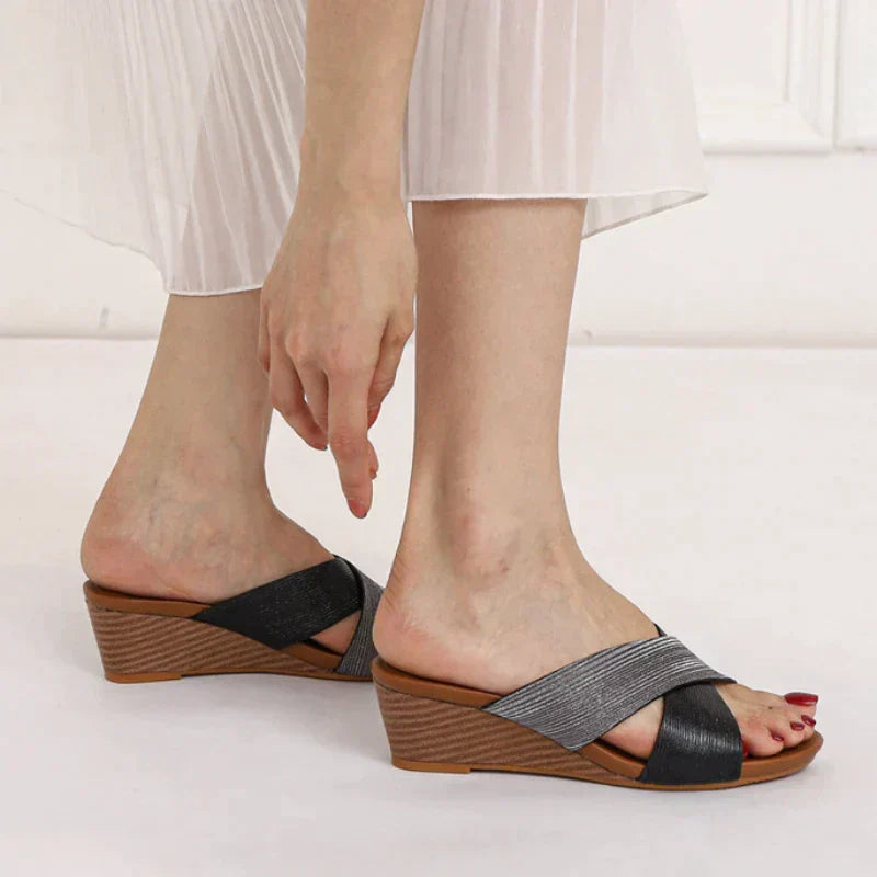 Clara - sandaler med åben tå