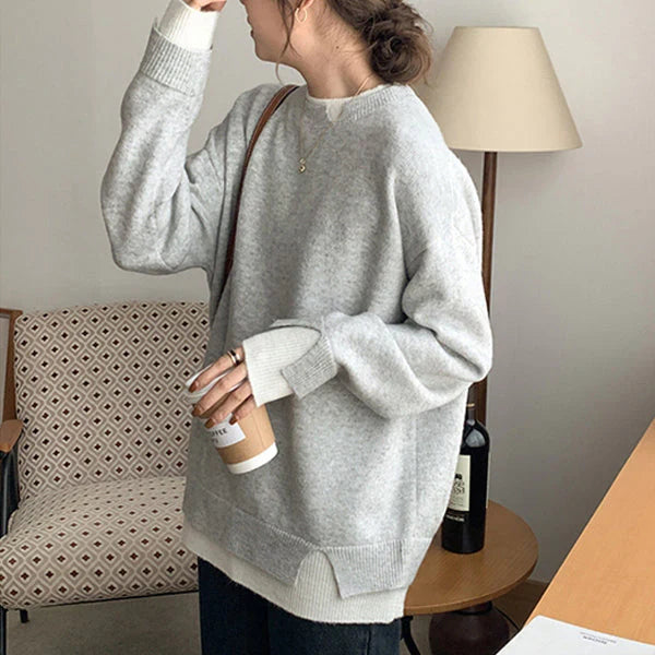 Sienna - Hyggelig Oversize Rullekrave Sweater