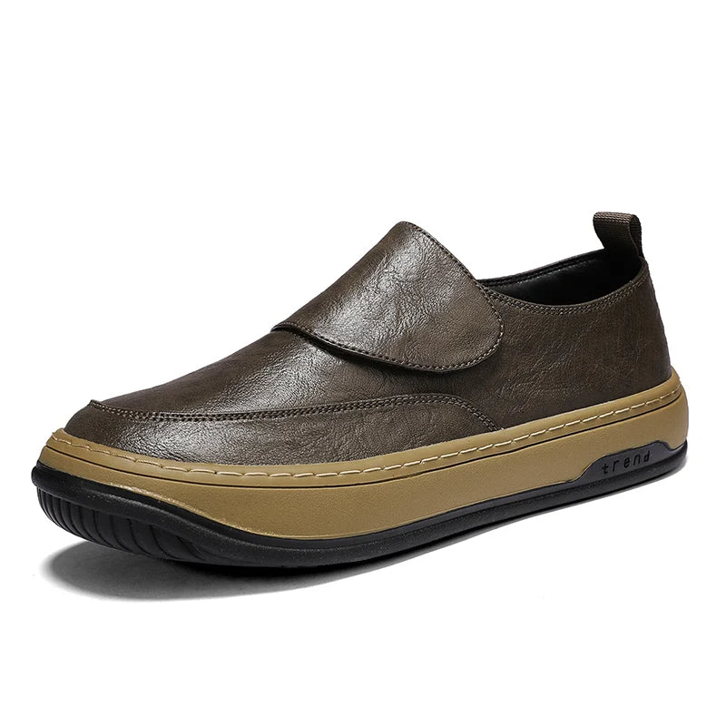 Marco - Casual slip-on sko med kontrastsål