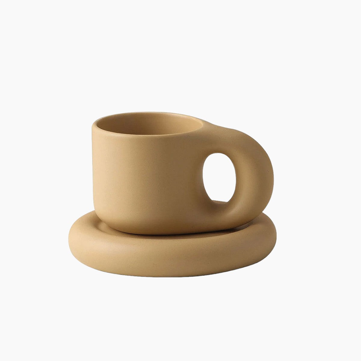 Trendy Kraftig Keramisk Espresso Krus | Slank, Holdbar, Ideel til Din Espresso Glæde