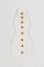 Halterneck Minikjole | Polyester | Moderne & Feminint
