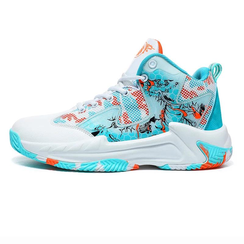 Calypso - Dynamiske high-top basketballsko med grafisk print