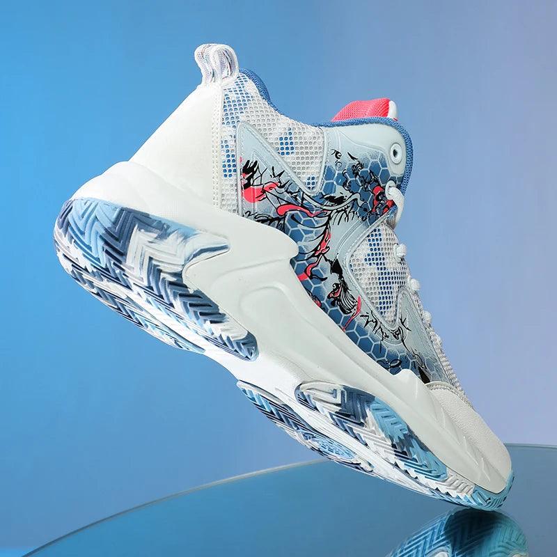 Calypso - Dynamiske high-top basketballsko med grafisk print