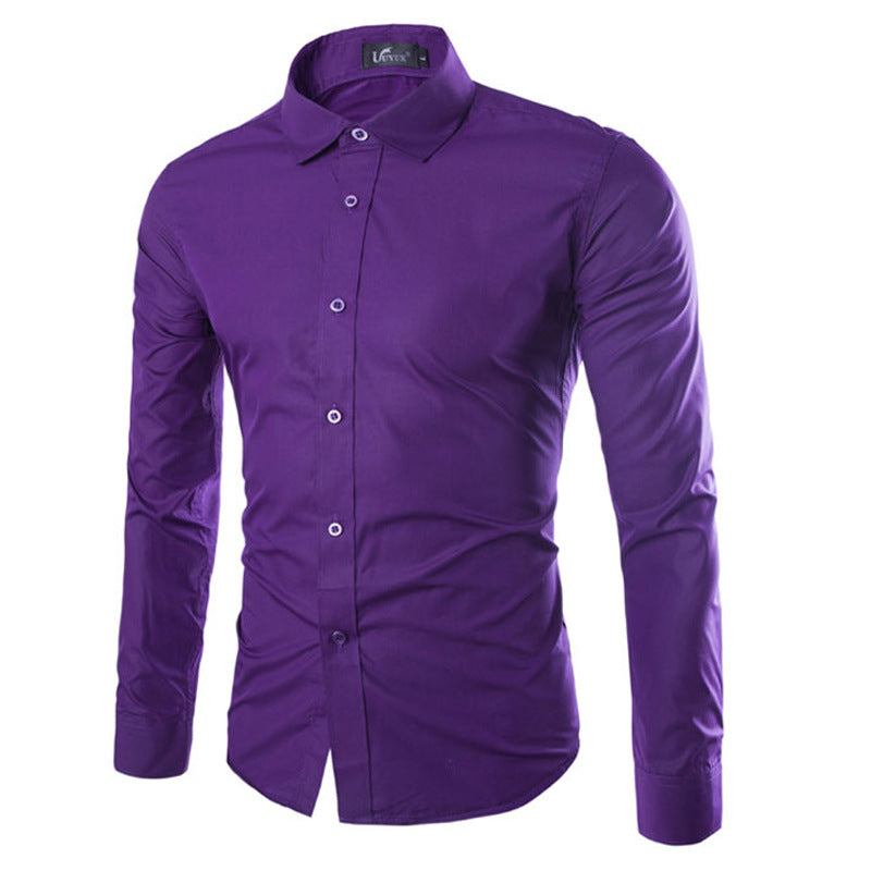 Slim Fit-skjorte til mænd - Evan