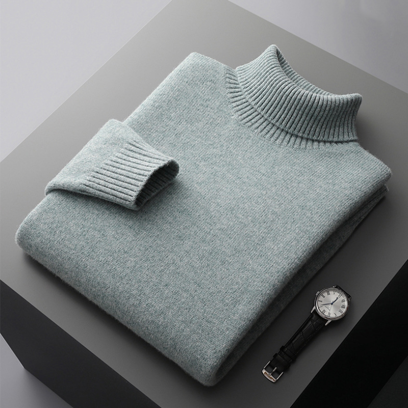 Vincenzo™ | rullekravesweater i merinould