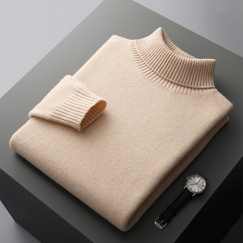 Vincenzo™ | rullekravesweater i merinould